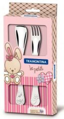 Акція на Набор детских столовых приборов Tramontina Baby Le Petit pink 66973/015 від Podushka
