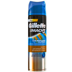 Акция на Гель для бритья Gillette Mach 3 Close &amp; Smooth Для гладкого и мягкого бритья 200 мл от Podushka