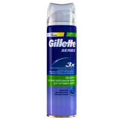 Акция на Гель для бритья Gillette Series Sensitive Skin для чувствительной кожи 200 мл от Podushka