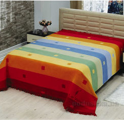 Акція на Плед-покрывало Le Vele Rainbow-orange 160х220 см від Podushka