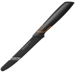 Акція на Кухонный нож Fiskars Edge для томатов 13 см Black (1003092) від Rozetka UA