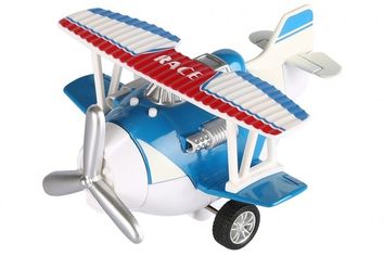 Акция на Самолет металический инерционный Same Toy Aircraft синий со светом и музыкой (SY8012Ut-2) от MOYO