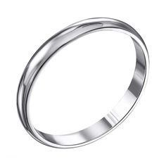 Акція на Серебряное обручальное кольцо Первый танец 000119331 18.5 размера від Zlato