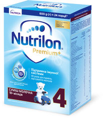 Акція на Молочная сухая смесь Nutrilon Premium+ 4 600 г (5900852047190) від Rozetka UA