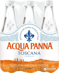 Акція на Упаковка минеральной негазированной воды Acqua Panna 0.5 л х 6 бутылок (8000815063667) від Rozetka UA