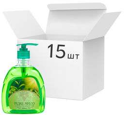 Акция на Упаковка жидкого мыла Relax с экстрактом зеленого чая 500 мл х 15 шт (4820174691370_1) от Rozetka UA