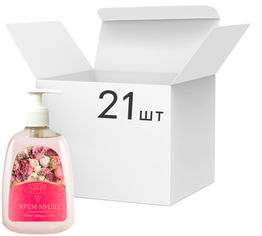 Акція на Упаковка жидкого крем-мыла Relax с ароматом цветов 300 мл х 21 шт (4820174691257_1) від Rozetka UA