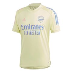 Акция на Adidas Arsenal Тренировочная Рубашка 2020 2021 Мужская Жёлтая от SportsTerritory