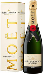 Акция на Шампанское Moet & Chandon "Brut Imperial" (сухое, белое) 0.75л, gift box (BDA1SH-SMC075-001) от Stylus
