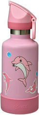 Акція на Термобутылка детская Cheeki Insulated Kids 400 ml Dolphin від Stylus