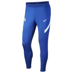 Акция на Nike Chelsea Vaporknit Strike Pants 2020 2021 Mens RUSH BLUE/COBALT TINT/COBALT T от SportsTerritory