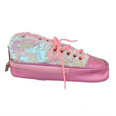 Акция на Пенал мягкий Yes TP-24 ''Sneakers with sequins'' pink (532723) от Stylus