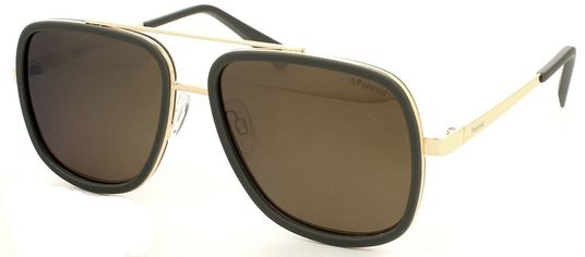 Акція на Мужские солнцезащитные очки Polaroid прямоугольные (P6033S-1ED57LM) від Y.UA