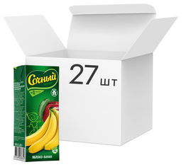 Акція на Упаковка нектара Сочный фрукт Яблоко-банан 0.2 л х 27 шт (4813538003834) від Rozetka UA