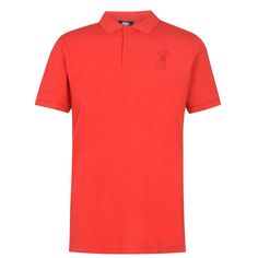 Акция на Nike Liverpool Crest Рубашка-поло 2020 2021 Мужская Красная/Красная от SportsTerritory