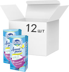 Акція на Упаковка молока ультрапастеризованного Lactel без лактозы 0.2% 1 кг х 12 шт (4823065723419) від Rozetka UA