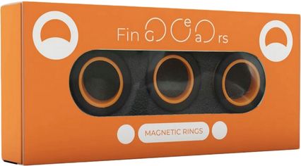Акція на Магнитные кольца FinGears Magnetic Rings Sets Size M Black-Orange (FG380MBLKOR) від Rozetka UA