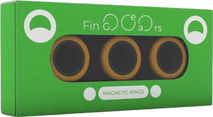 Акция на Магнитные кольца FinGears Magnetic Rings Sets Size S Orange-Black (FG380SORBLK) от Rozetka UA