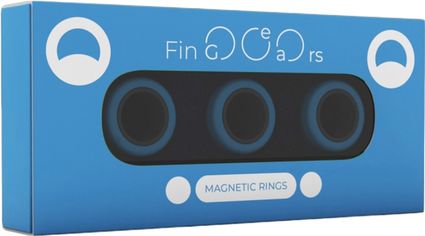 Акція на Магнитные кольца FinGears Magnetic Rings Sets Size L Blue-Black (FG380LBLUBLK) від Rozetka UA