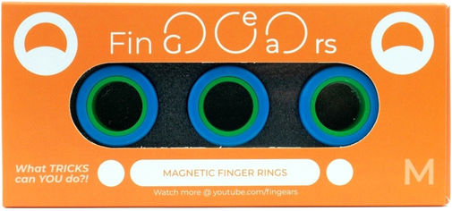 Акция на Магнитные кольца FinGears Magnetic Rings Sets Size M Blue-Green (FG380MBLUGR) от Rozetka UA