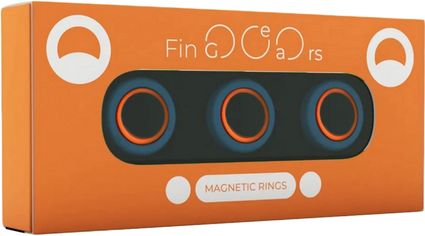 Акція на Магнитные кольца FinGears Magnetic Rings Sets Size M Blue-Orange (FG380MBLUOR) від Rozetka UA