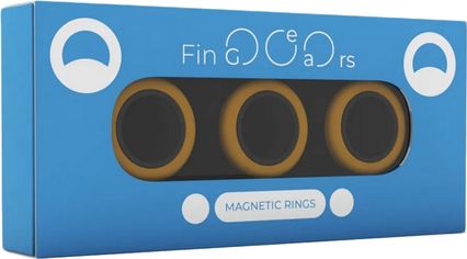 Акция на Магнитные кольца FinGears Magnetic Rings Sets Size L Orange-Black (FG380LORBLK ) от Rozetka UA