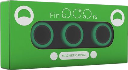 Акция на Магнитные кольца FinGears Magnetic Rings Sets Size S Green-Black (FG380SGRBLK) от Rozetka UA