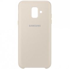 Акция на Чехол Samsung для Galaxy A6 2018 (A600) Flip Dual Layer Gold от MOYO