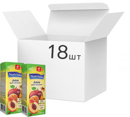 Акция на Упаковка сока Nutrino яблоко и персик 18 шт х 200 мл (8606019657673) от Rozetka UA
