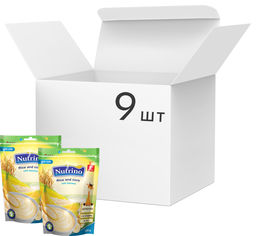 Акція на Упаковка молочной каши Nutrino Рис и кукуруза с бананом с 6 месяцев 200 г х 9 шт (8606019657611) від Rozetka UA