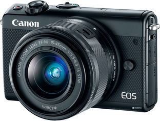 Акція на Фотоаппарат Canon EOS M100 15-45mm IS STM Kit Black (2209C048AA) від Rozetka UA