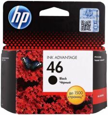 Акция на Картридж струйный HP No.46 Ultra Ink Advantage Black (CZ637AE) от MOYO