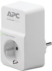 Акція на Сетевой фильтр APC Essential SurgeArrest 1 розетка White (PM1W-RS) від Rozetka UA