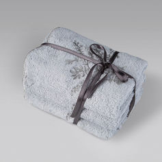 Акция на Набор полотенец Fenix Irya a-gri светло-серый 30х50 см - 3 шт от Podushka