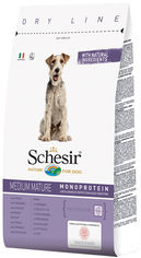 Акция на Сухой монопротеиновый корм Schesir Dog Medium Mature для пожилых или малоактивных собак средних пород с курицей 12 кг (8005852161161) от Rozetka UA