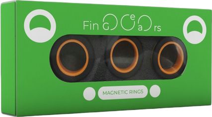 Акція на Магнитные кольца FinGears Magnetic Rings Sets Size S Black-Orange (FG380SBLKOR) від Rozetka UA