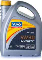 Акція на Моторное масло Yuko Synthetic 5W-30 4 л (4820070244779) від Rozetka UA