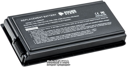 Акція на Аккумулятор PowerPlant для Asus F5 Black (11.1V/5200mAh/6Cells) (NB00000015) від Rozetka UA