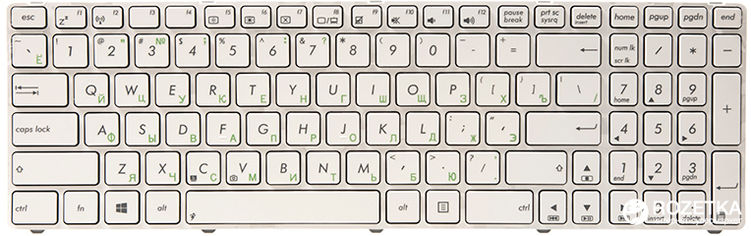 Акція на Клавиатура для ноутбука PowerPlant Asus A52, K52, X54, N53, N61, N73, N90, P53, X54, X55, X61 (K52 version) (KB311699) від Rozetka UA