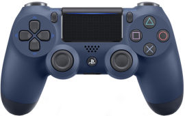 Акція на Беспроводной геймпад PlayStation Dualshock 4 v2 Midnigth Blue для PS4 від Rozetka UA