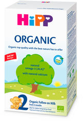 Акция на Органическая детская сухая молочная смесь HiPP Organic 2 для дальнейшего кормления 300 г (9062300129714_9062300139270) от Rozetka UA