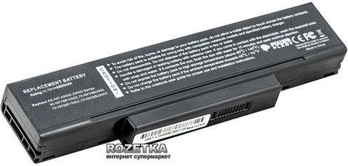 Акція на Аккумулятор PowerPlant SQU-503, BQU528LH для Asus A9T Black (11.1V/5200mAh/6 Cells) (NB00000107) від Rozetka UA