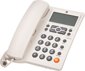 Акция на Проводной телефон 2E AP-410W White (680051628714) от Rozetka UA