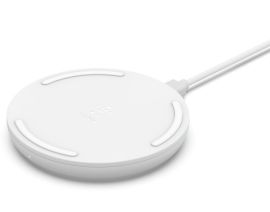 Акция на Беспроводное зарядное устройство Belkin Pad Wireless Charging Qi, 10W, no PSU, white от MOYO