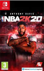 Акція на Игра NBA 2K20 для Nintendo Switch (картридж, English version) від Rozetka UA