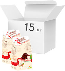 Акція на Упаковка конфет Корисна Кондитерська Птичье молоко со стевией 150 г х 15 шт (4820158920557) від Rozetka UA