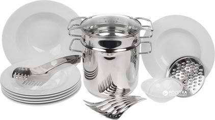 Акция на Набор посуды BergHOFF для приготовления пасты 20 предметов (1100890) от Rozetka UA