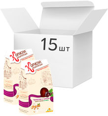 Акція на Упаковка конфет Корисна Кондитерська Чернослив с орехами со стевией 150 г х 15 шт (4820158920533) від Rozetka UA