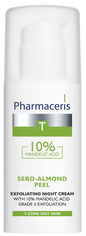 Акция на Ночной крем-пилинг для лица Pharmaceris T Sebo-Almond-Peel c 10% миндальной кислотой 50 мл (5900717142817) от Rozetka UA