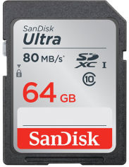 Акция на SanDisk SDXC Ultra 64GB Class 10 UHS-I (SDSDUNC-064G-GN6IN) от Rozetka UA